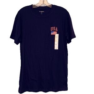 Goodfellow & Co Women’s Navy  Blue USA Flag Tee